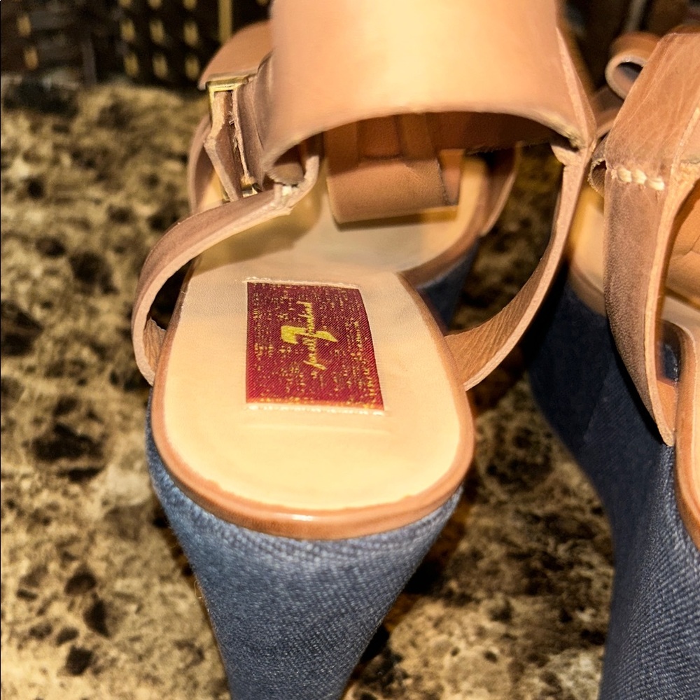 KALISTOGO 7 For All Mankind Elegant Tan Women's Sandals 8.5M - Picture 16 of 16